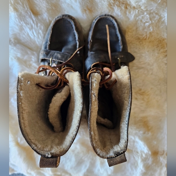 Rangers AVIATION Mens Brown Ralph Lauren Boots 100% Leather 10.5D - Picture 4 of 9